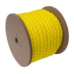 Twisted Polypropylene Rope - Yellow - 3/4" x 100'