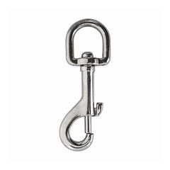 Round Swivel Bolt Snap - Nickel - 5/8"