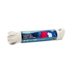 Corde de polypropylène enduite de PVC, 3/16" x 100'