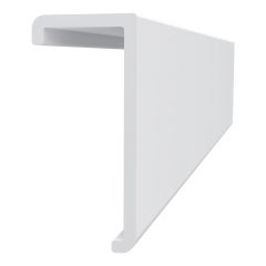 SlatWall Upper Molding - White - 8'