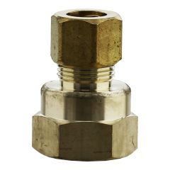 Adaptateur femelle, 3/8" od comp x 1/2" fpt