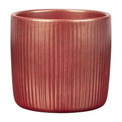 Cache-pot en céramique, rouge magique, 13 cm