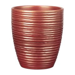 Cache-pot en céramique, orchidée rouge magique, 14 cm