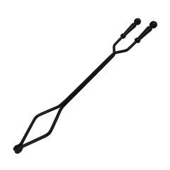 Pince pour foyer, Alpha, noir, 27"