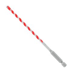 Foret à pointe carbure à granit rouge SPEEDemon pour perceuse à percussion, 3/16" x 4" x 6", 5/pqt