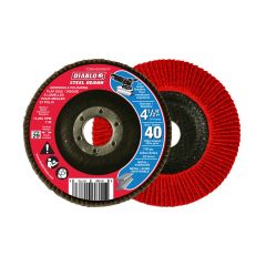 Flap Disc for Grinding and Polishing Metal - Gr. 40 - 4 1/2"