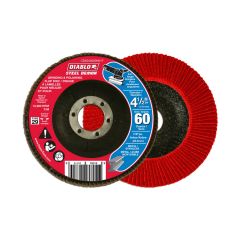 Flap Disc for Grinding and Polishing Metal - Gr. 60 - 4 1/2"