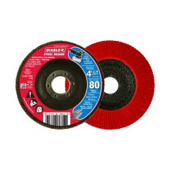 Flap Disc for Grinding and Polishing Metal - Gr. 80 - 4 1/2"