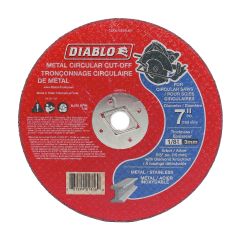 Cut-Off Grinder Wheel for Metal - 7" x 1/8" x 5/8"