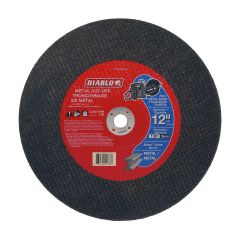 Cut-Off Grinder Wheel for Metal - 12" x 1/8" x 20 mm