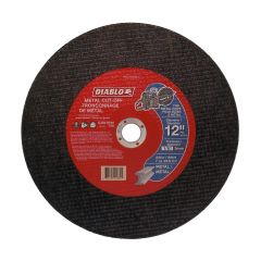 Cut-Off Grinder Wheel for Metal - 12" x 1/8" x 1"