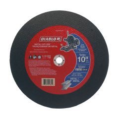 Cut-Off Grinder Wheel for Metal - 10" x 3/32" x 5/8"