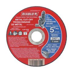 Cut-Off Grinder Wheel for Metal - 5" x 0.04" x 7/8"
