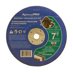 Cut-Off Grinder Wheel for Masonry - 7" x 1/8" x 5/8"
