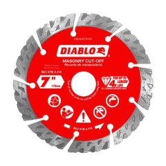 Diamond Segmented Turbo Cut-Off Disc for Masonry - 7"
