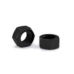 Steel Hex Nut - Black Rustproof Finish - 5/16" - 100/Box