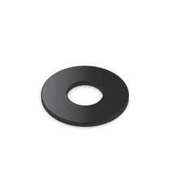 Flat Ring (USS) - Black Rustproof Finish - 1/4" - 100/Box