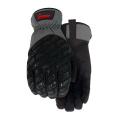 Work Gloves with Microfibre Palm and Hooded Fingertips - Small