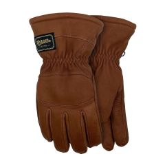 Crazy Horse Brown Leather Gloves - Large