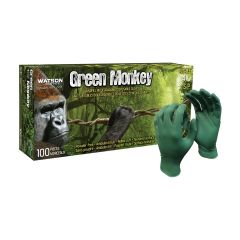 Green Monkey Disposable and Biodegradable Nitrile Gloves - Small - 100/Pkg