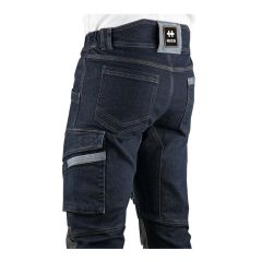 Pantalon, Seattle, denim stretch multipoches, grandeur 44, marine