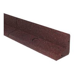 Bordure de paysagement Ecoborder, en caoutchouc, 4', rouge