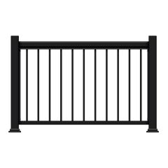Modular Handrail - Legacy - Black - 42" x 46"