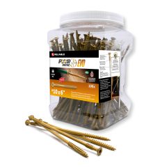 T25 Screw - PWR Drive Evo - Tan - #10 x 6" - 100/pkg