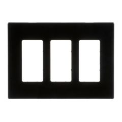 Plaque murale triple sans vis