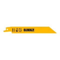 Bimetal Reciprocating Saw Blades - Straight - 18 TPI - 5/pkg - 6"