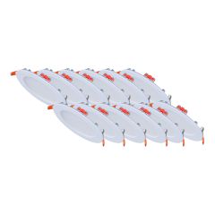 Lumière encastrée, DEL, Ultra-mince, 12/pqt