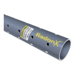 Pipe - RadonX  - Perforated - PVC - SGV - 4" x 10'