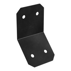 Équerre, OA AV, 45D, noir, 6"