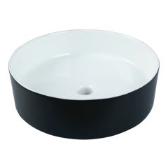 Vessel Sink – Clay – Black & White - 15 3/4" x 5.7"