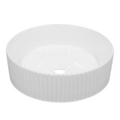 Sink – Porcelain – Round – Matte White - 16" x 5"