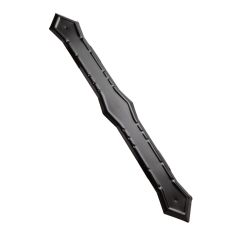 Downspout Band for Gutters, Aluminum, Black