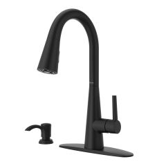 Robinet de cuisine, Barulli, noir mat