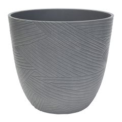 Bowl Planter – Riptide – Gray - 12"