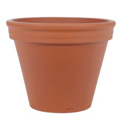 Pot en terre cuite, allemand, 8"