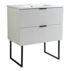 Meuble-lavabo Leiria, 30", fini blanc