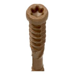 Vis pour terrasse en composite, #9 x 2-1/2", havane, 100/pqt