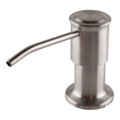 Distributeur de savon, montage sur comptoir, nickel brossé, 500 ml