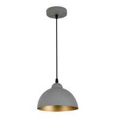 Luminaire suspendu, Lovis, gris-or, 7", 2/pqt