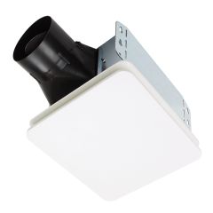 Ventilateur de salle de bain, 80 Pi³/min, Energy Star, blanc, 1,5 Sone