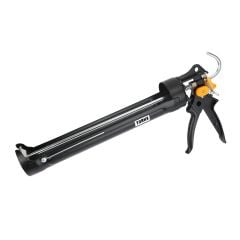 Dripless Caulking Gun, Iron, Black, 13 in