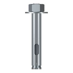 Sleeve-All Mechanical Anchors, Hex, 5/8 x 6-in, 10/Pkg