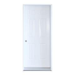 Porte extérieure, B01, droite, blanc, 34"