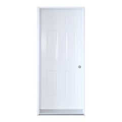 Porte extérieure, B01, gauche, blanc, 34"