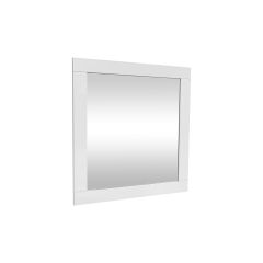 Miroir Makala 28" X 30", fini blanc mat