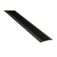 Barre de jonction, aluminium, 1 1/4" x 72", noir mat